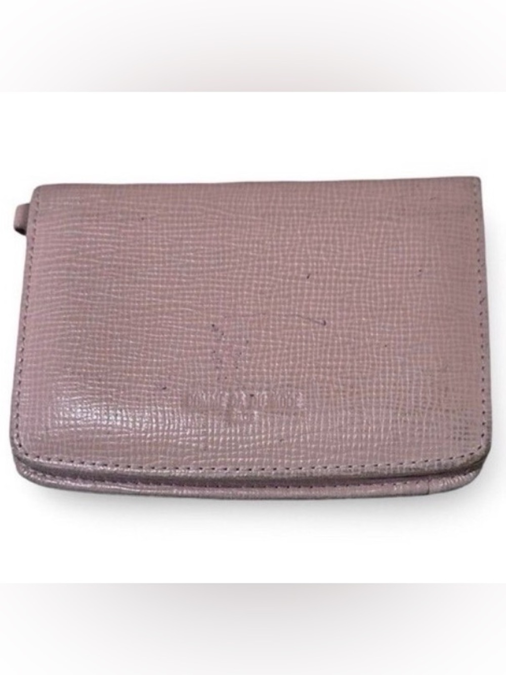 🧡Quiet Luxury Comme Ça Du Mode SACS pink leather compact wallet